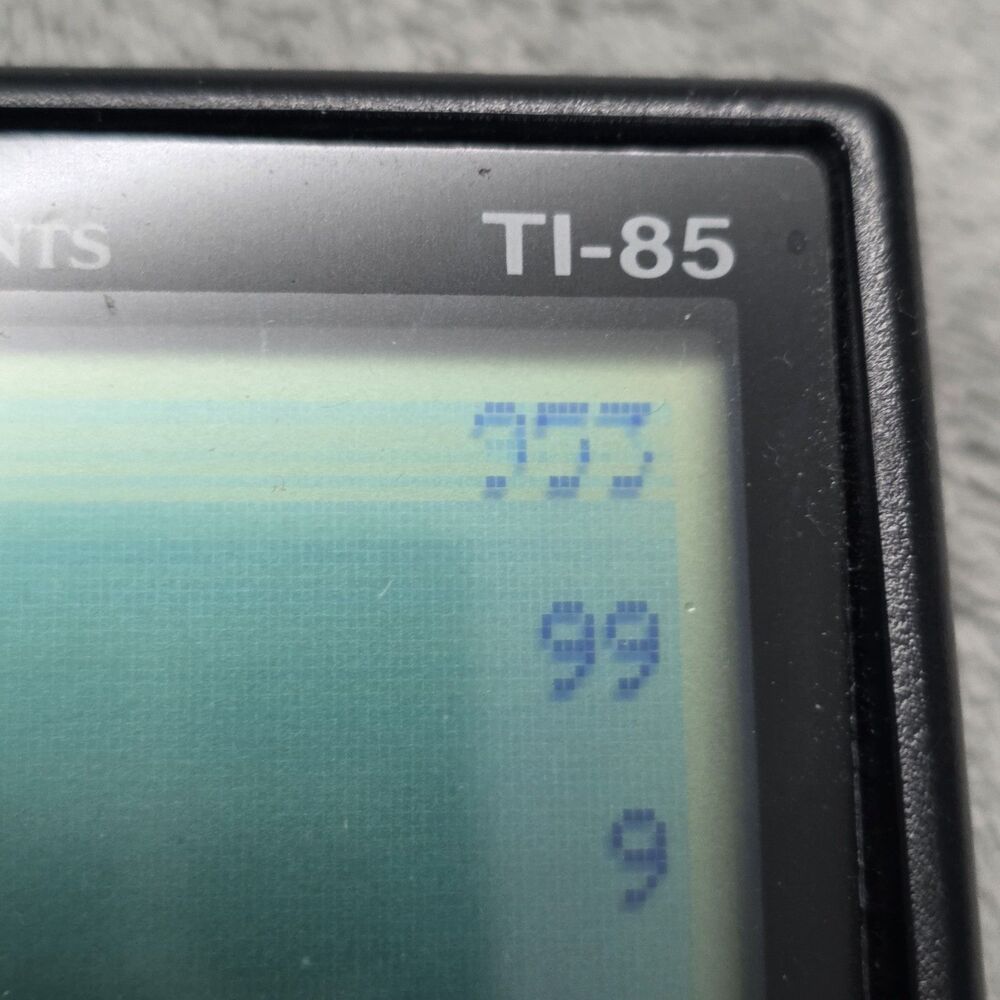 Texas Instruments TI-85 Graphing Calculator with Cover Tested Works - Picture 4 of 9